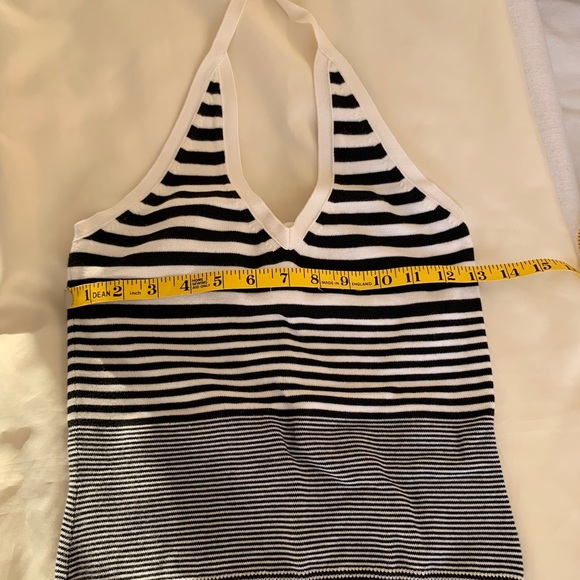 Striped halter top, accentuate your tiny waist! - Picture 3 of 4